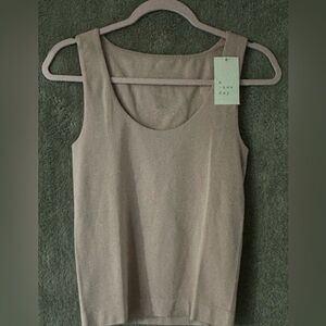 Elegant pink Sleeveless Top